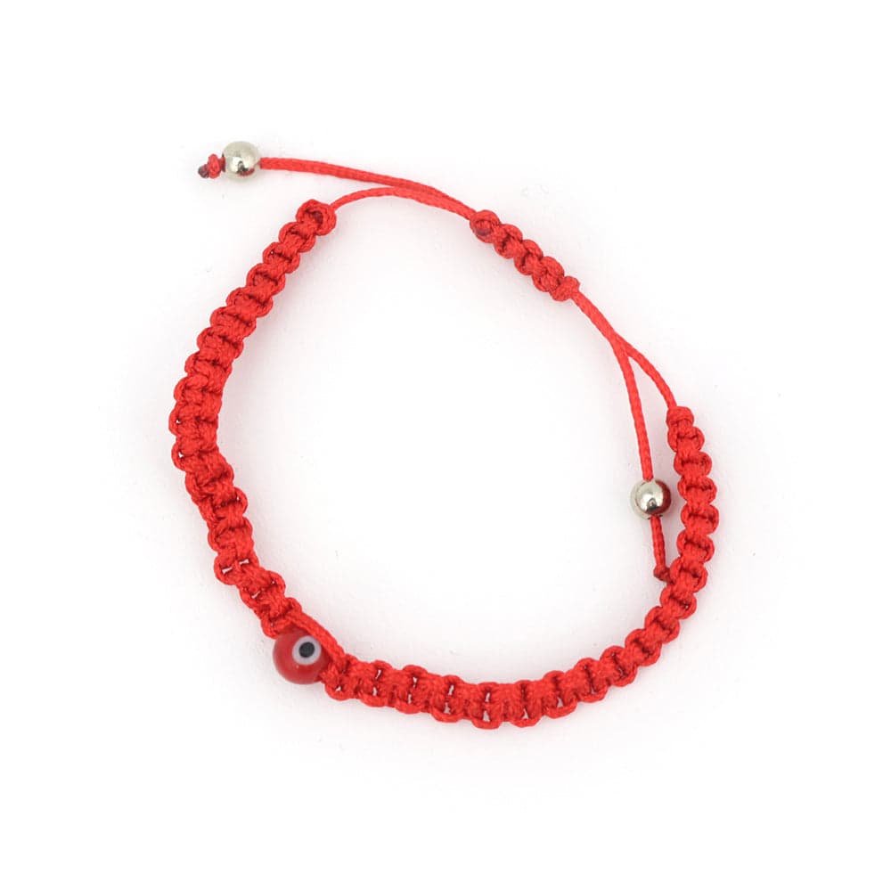 Red Evil Eye String Bracelet