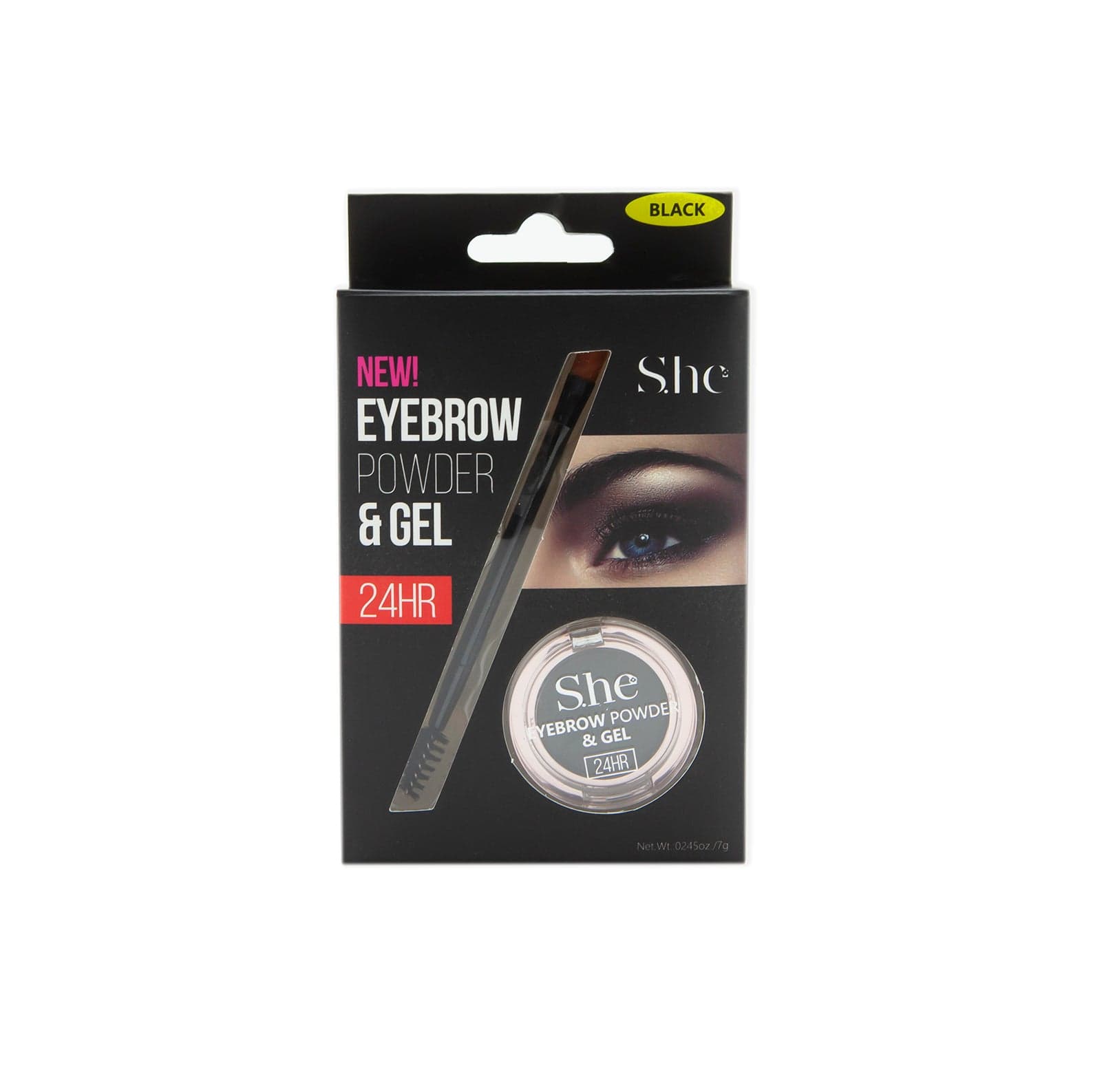 S.he EyeBrow Powder & Gel -Black