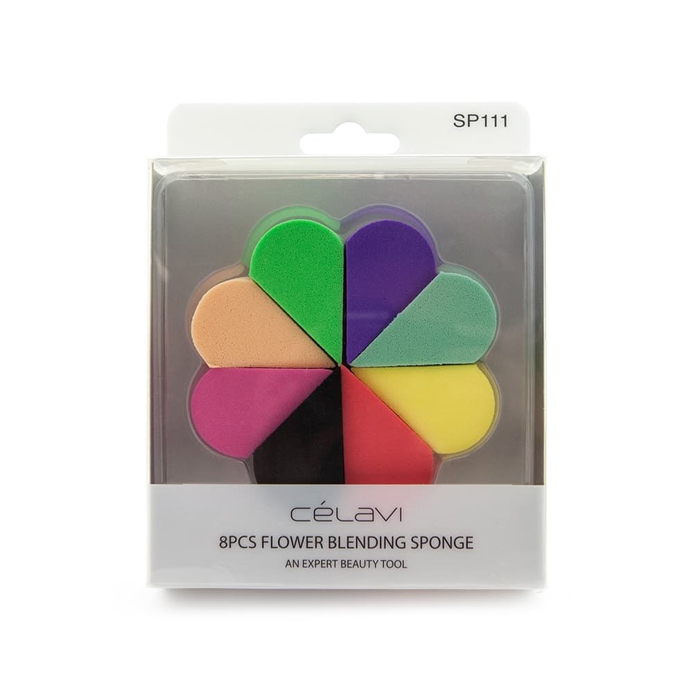 Celavi 8pcs Flower Blending Sponge