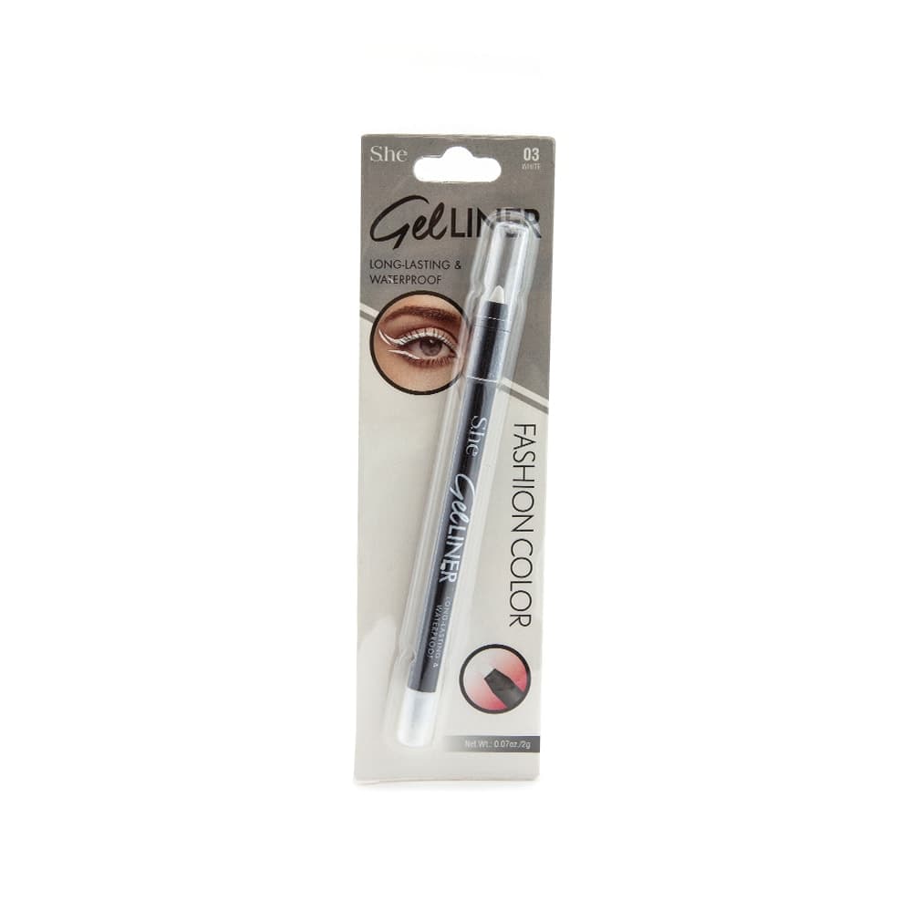 S.he Waterproof White Gel Liner