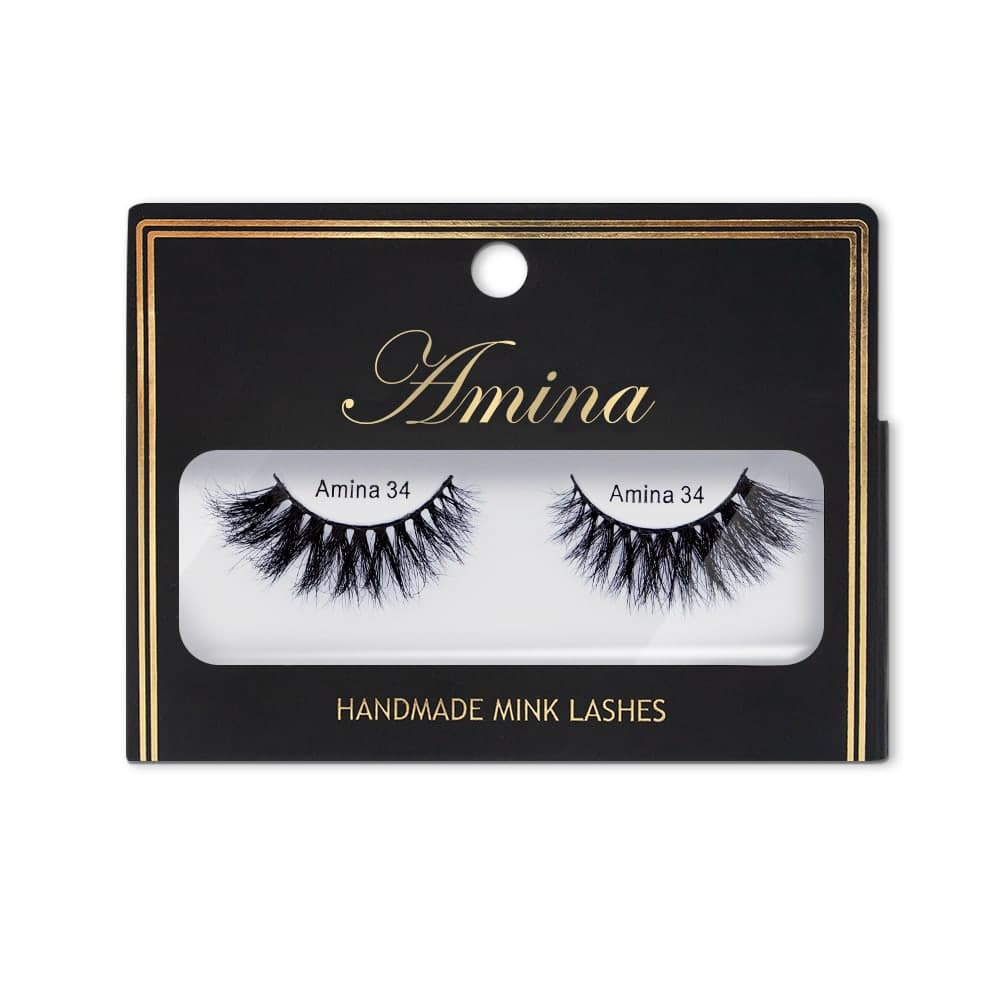 Amina Handmade Mink Lashes - Style 34