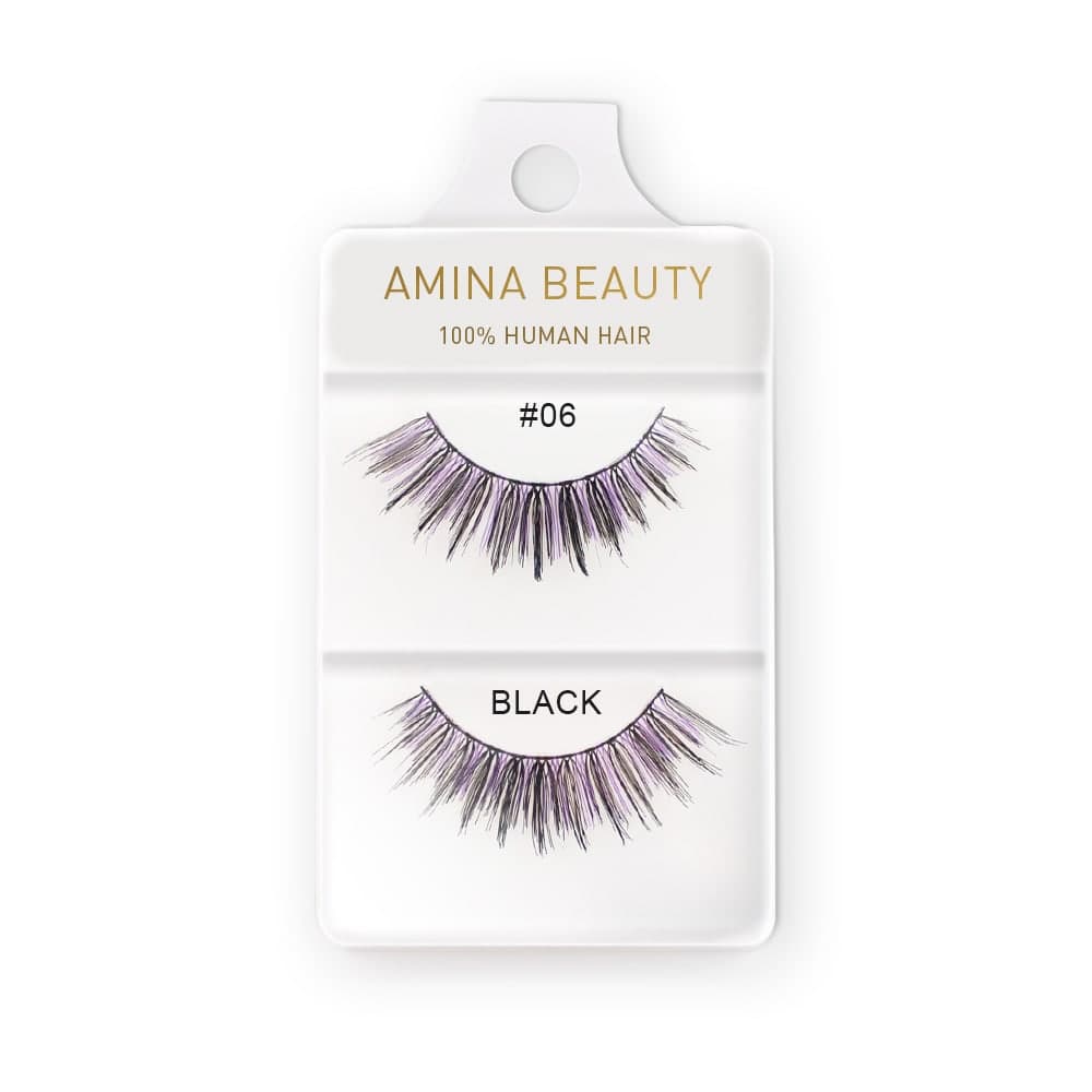 Amina Human Hair Eyelashes- Style 06