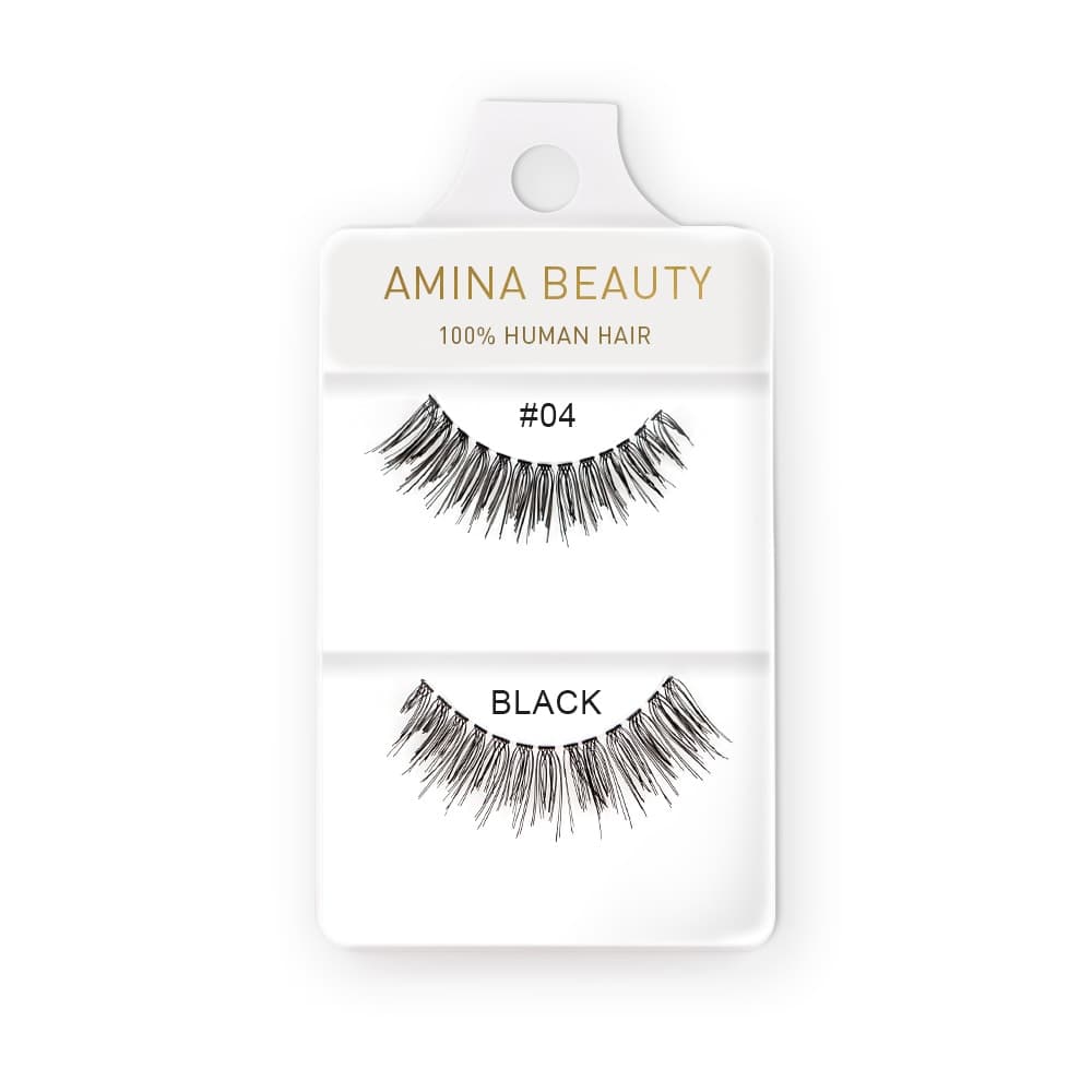 Amina Human Hair Eyelashes - Style 04
