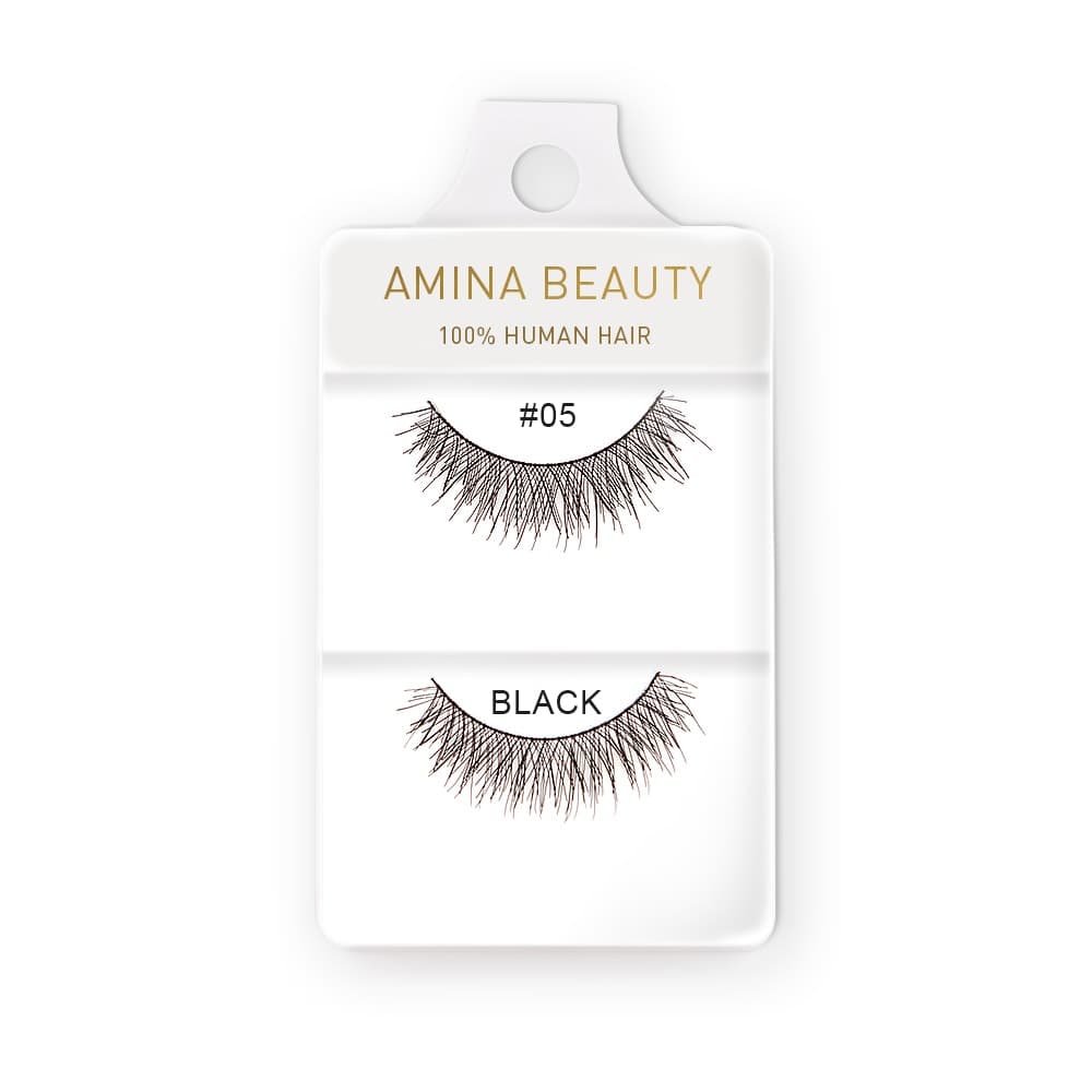 Amina Human Hair Eyelashes - Style 05