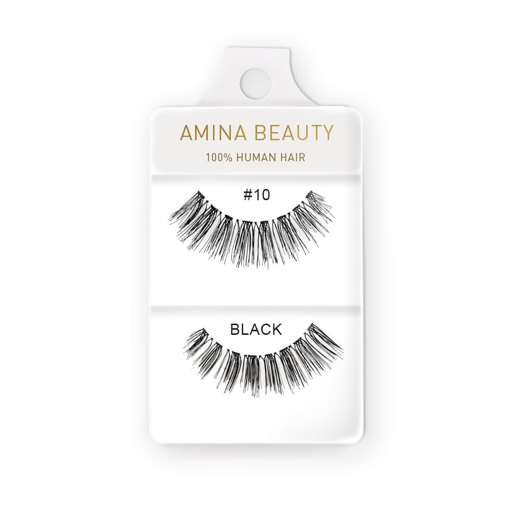 Amina Human Hair Eyelashes - Style 10
