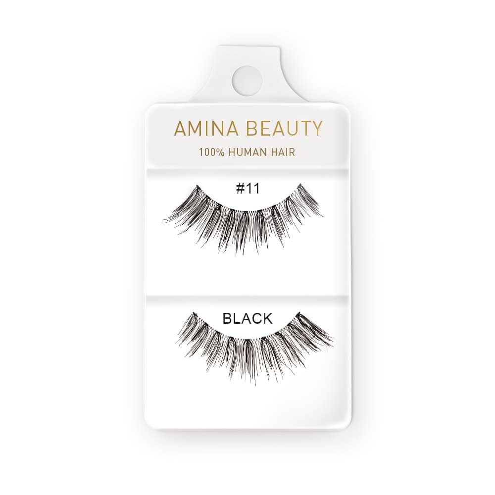 Amina Human Hair Eyelashes - Style 11