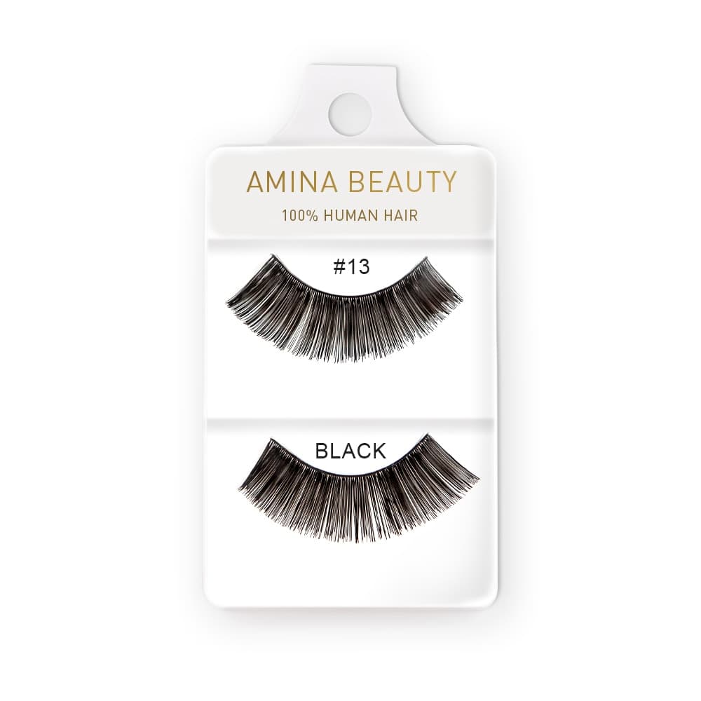 Amina Human Hair Eyelashes - Style 13