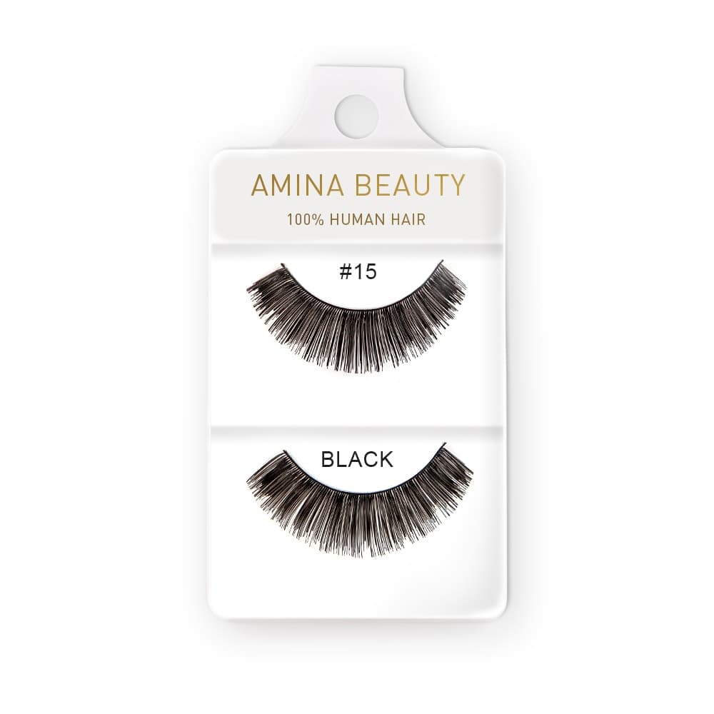 Amina Human Hair Eyelashes - Style 15