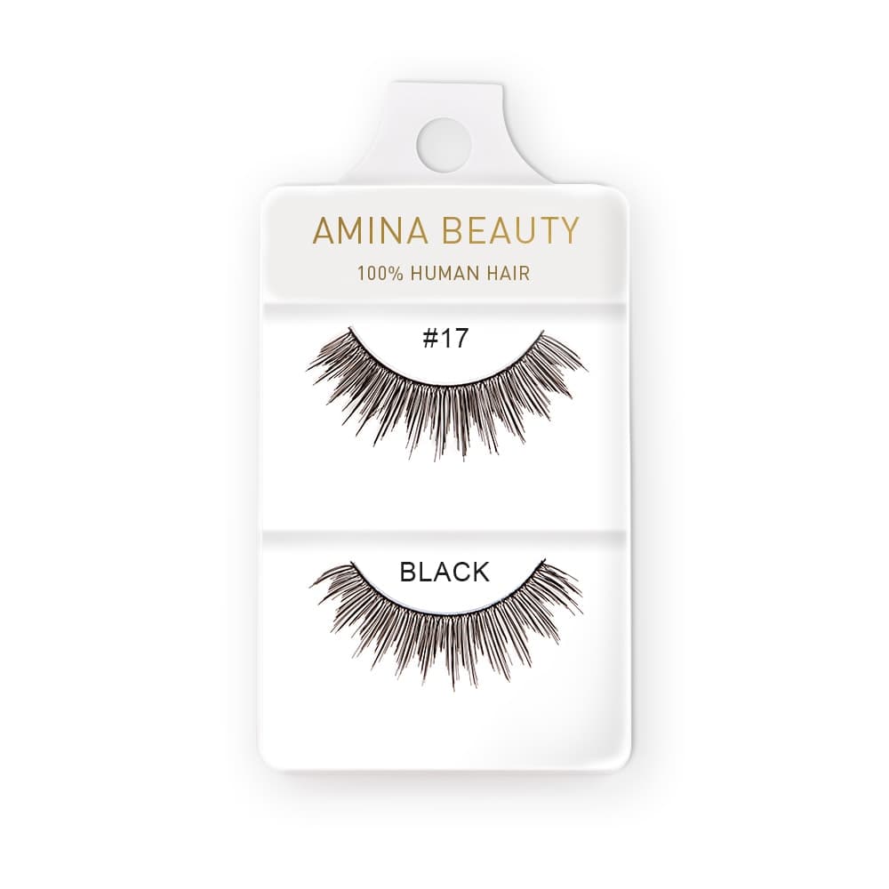 Amina Human Hair Eyelashes - Style 17
