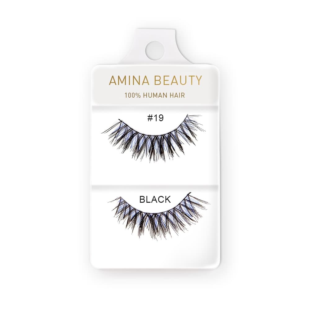 Amina Human Hair Eyelashes - Style 19