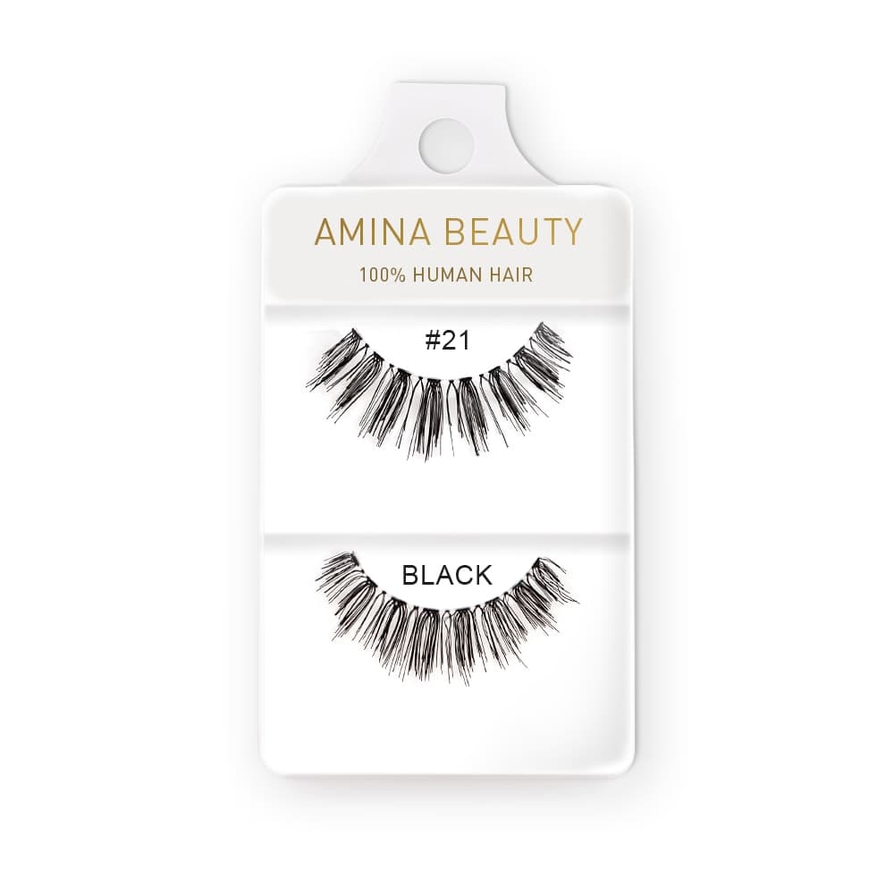 Amina Human Hair Eyelashes - Style 21