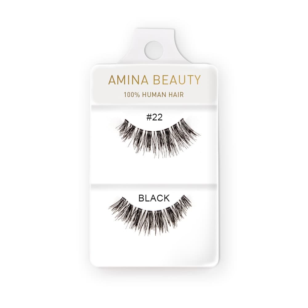 Amina Human Hair Eyelashes - Style 22