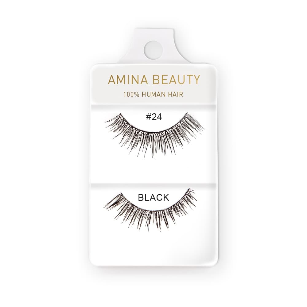 Amina Human Hair Eyelashes - Style 24