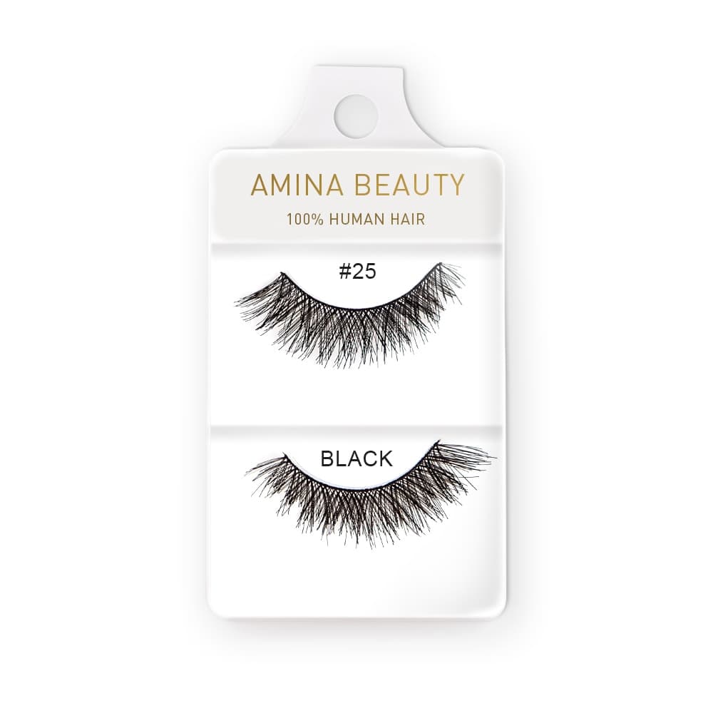 Amina Human Hair Eyelashes - Style 25