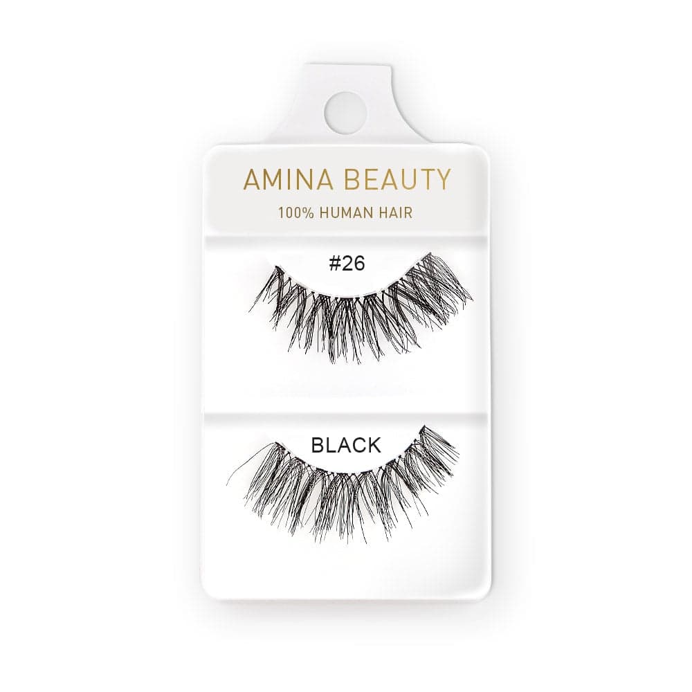 Amina Human Hair Eyelashes - Style 26