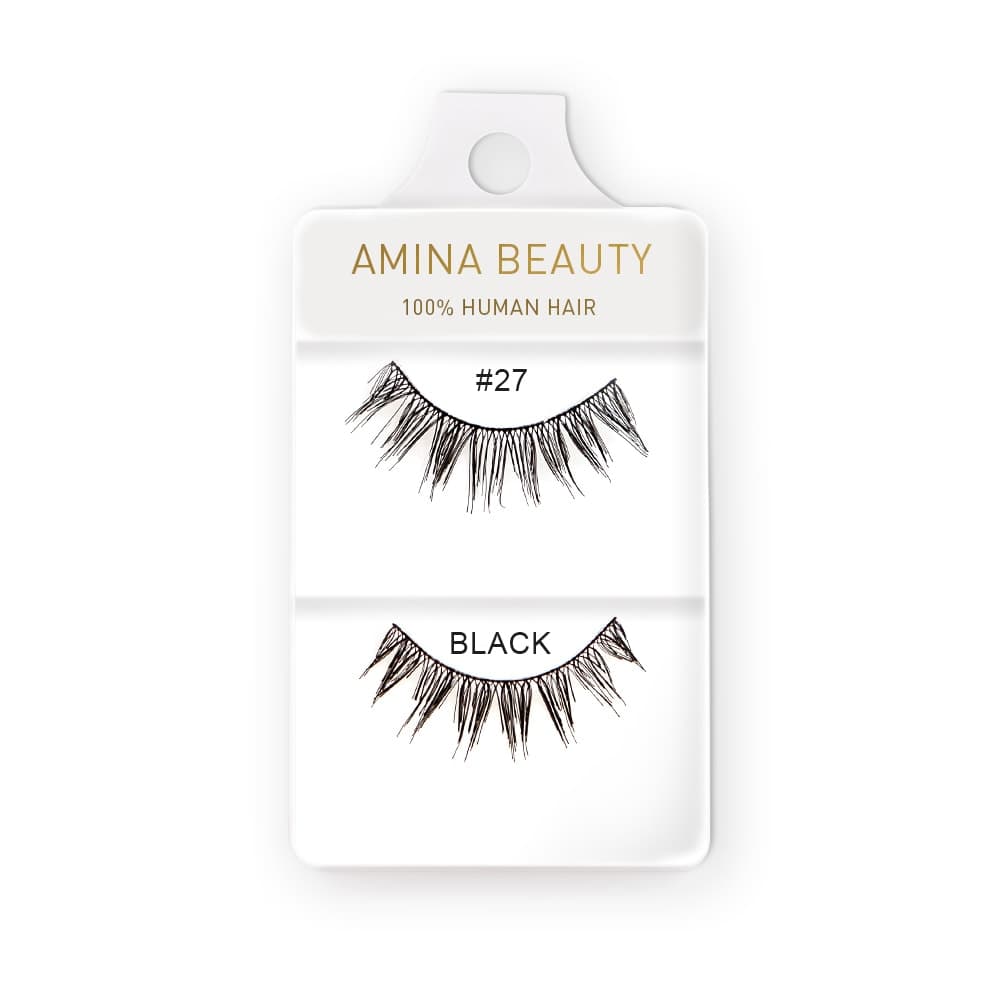 Amina Human Hair Eyelashes - Style 27