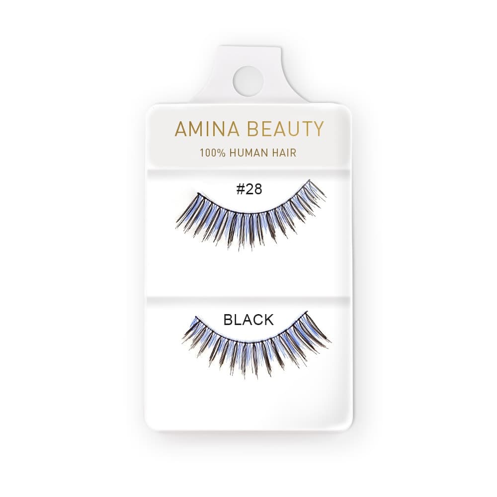 Amina Human Hair Eyelashes - Style 28