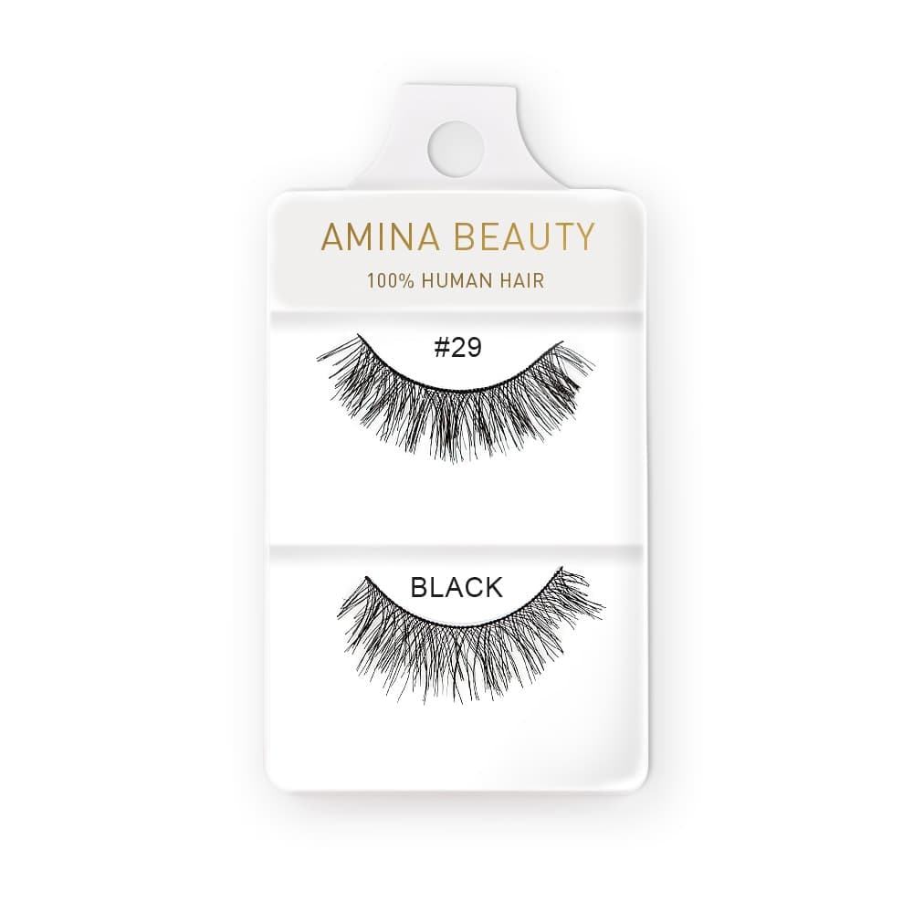 Amina Human Hair Eyelashes - Style 29