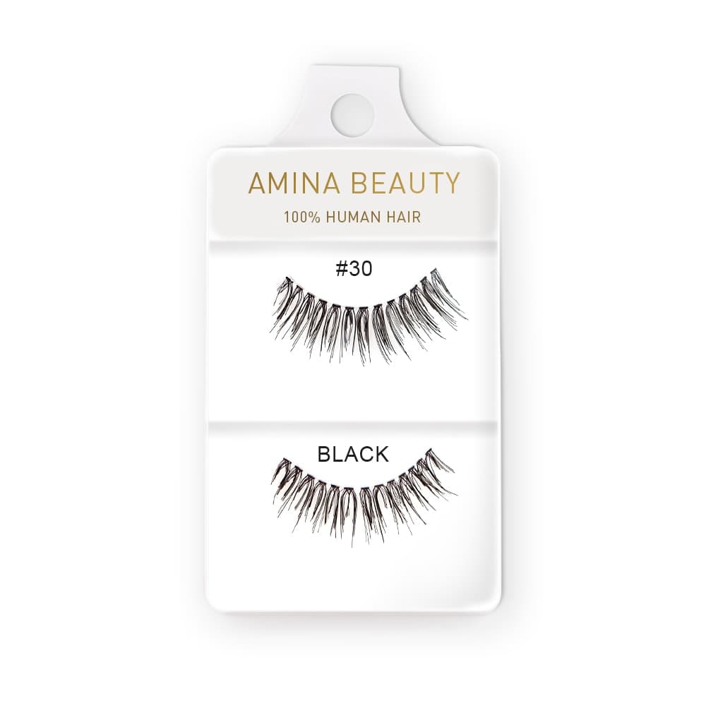 Amina Human Hair Eyelashes - Style 30