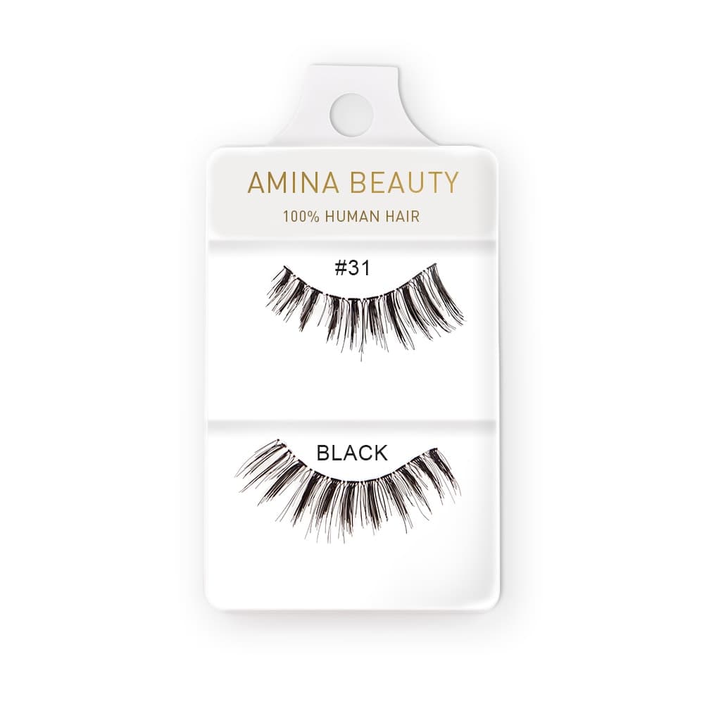 Amina Human Hair Eyelashes - Style 31