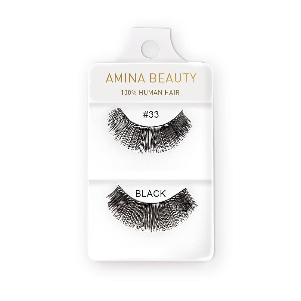 Amina Human Hair Eyelashes - Style 33