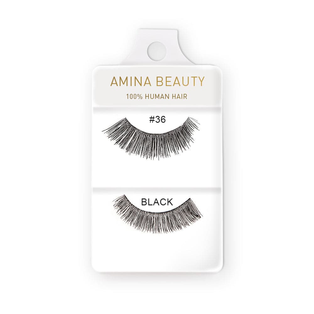 Amina Human Hair Eyelashes - Style 36