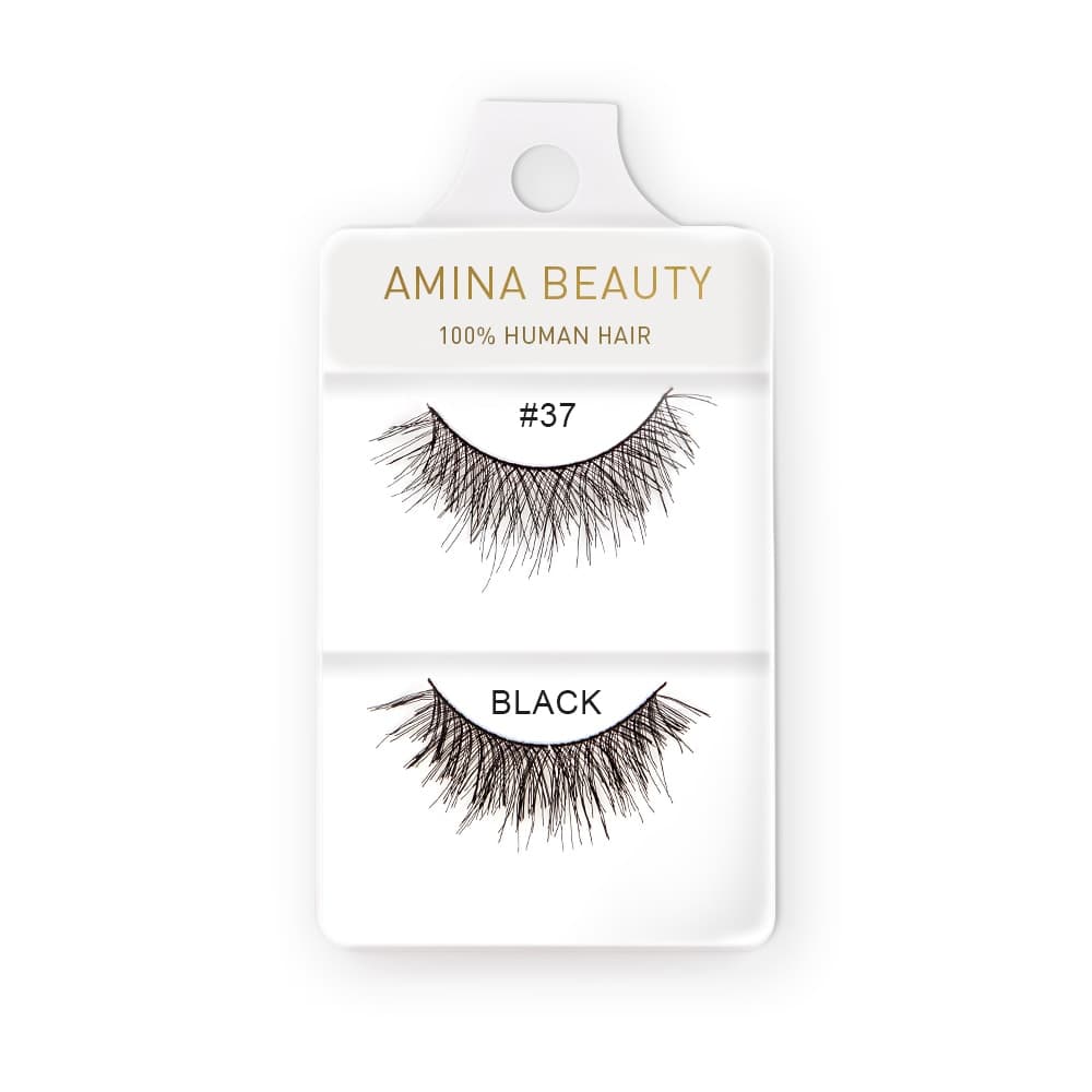 Amina Human Hair Eyelashes - Style 37