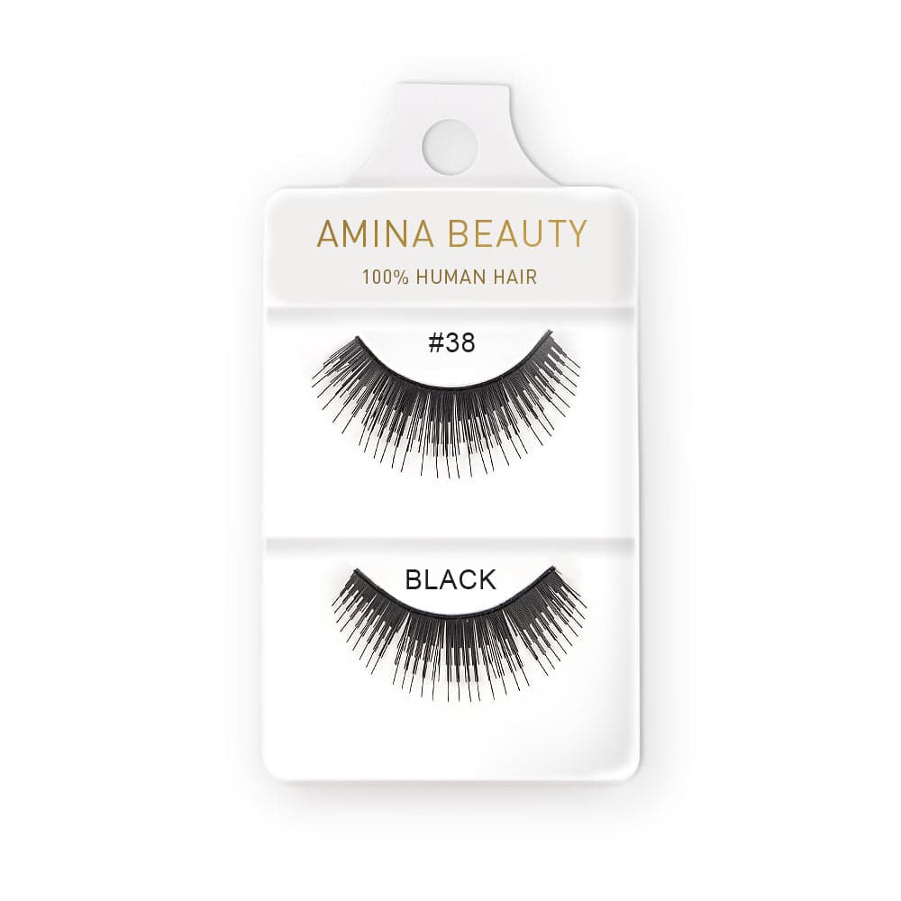 Amina Human Hair Eyelashes - Style 38