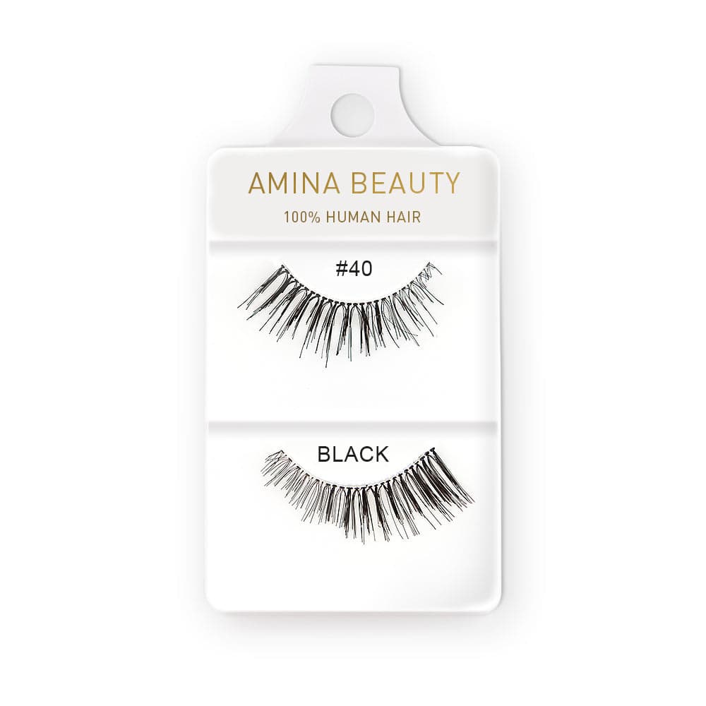 Amina Human Hair Eyelashes - Style 40