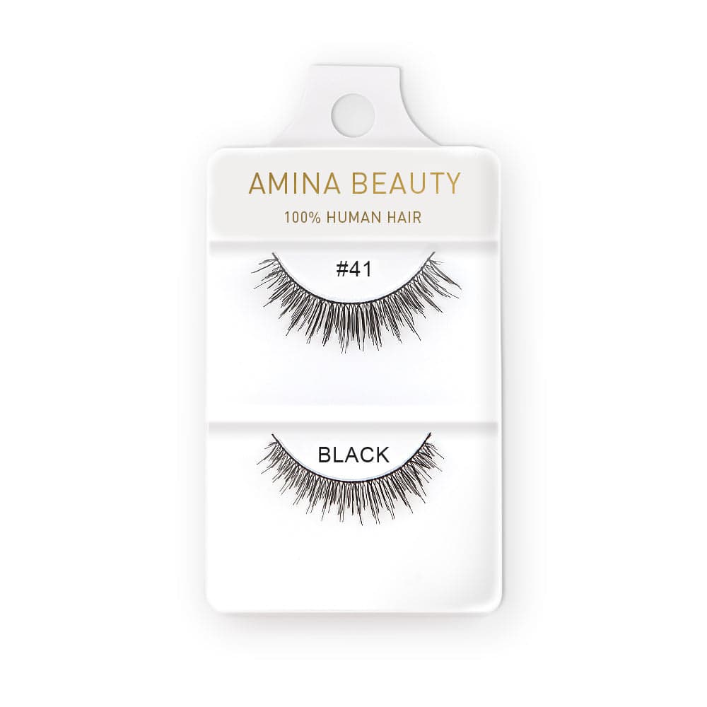 Amina Human Hair Eyelashes - Style 41
