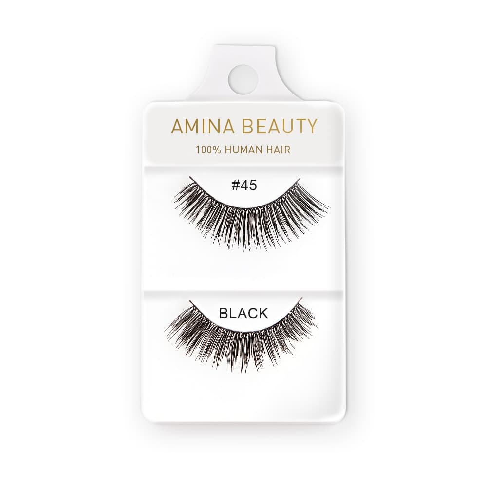 Amina Human Hair Eyelashes - Style 45