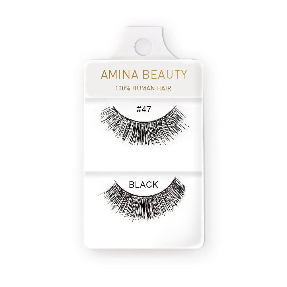 Amina Human Hair Eyelashes - Style 47