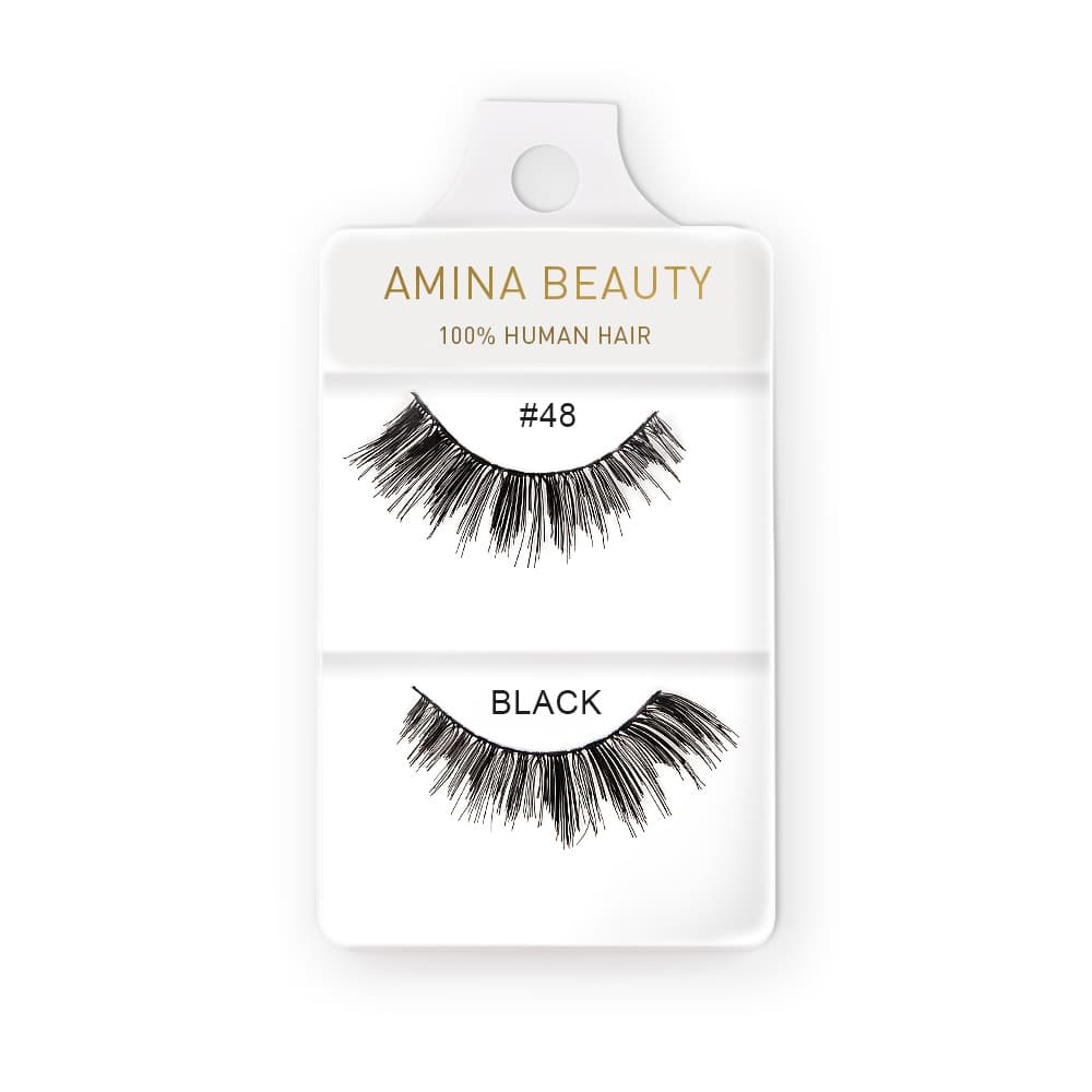 Amina Human Hair Eyelashes - Style 48