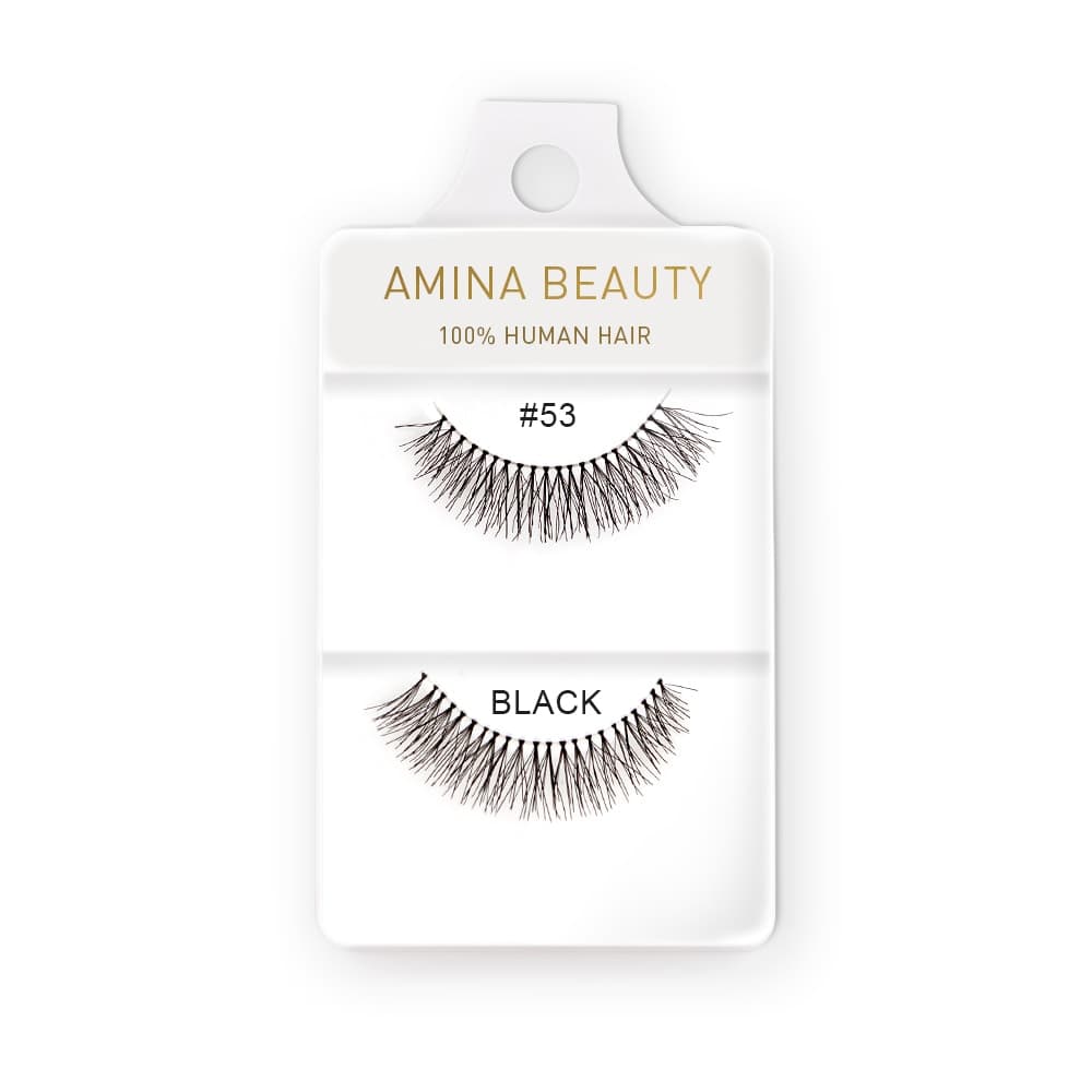 Amina Human Hair Eyelashes - Style 53