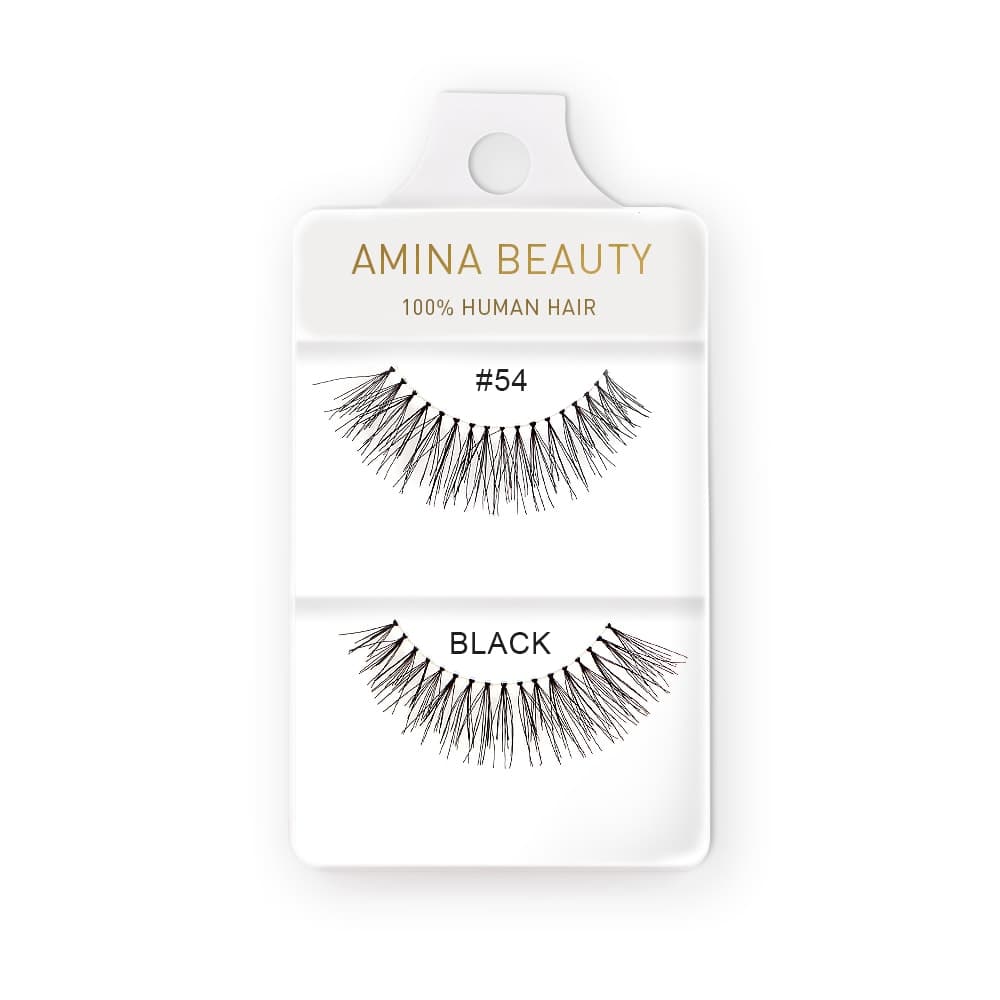 Amina Human Hair Eyelashes - Style 54