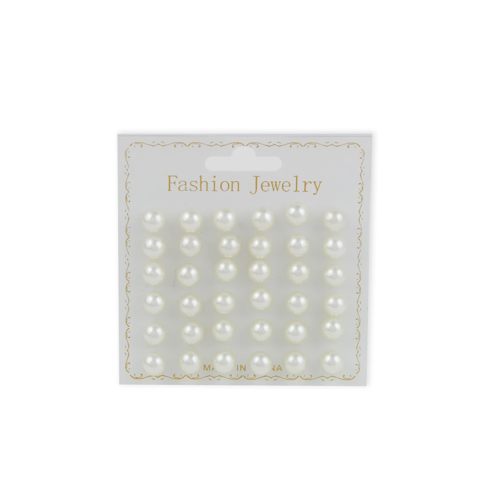 White Pearl Earrings